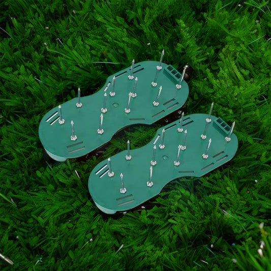 Lawn Aerator Spikes Shoes Grass Cultivator Shoes Spikes Nail Aerators Yard Garden Tool Soil Scarifiers Shoes Grass Cultivator