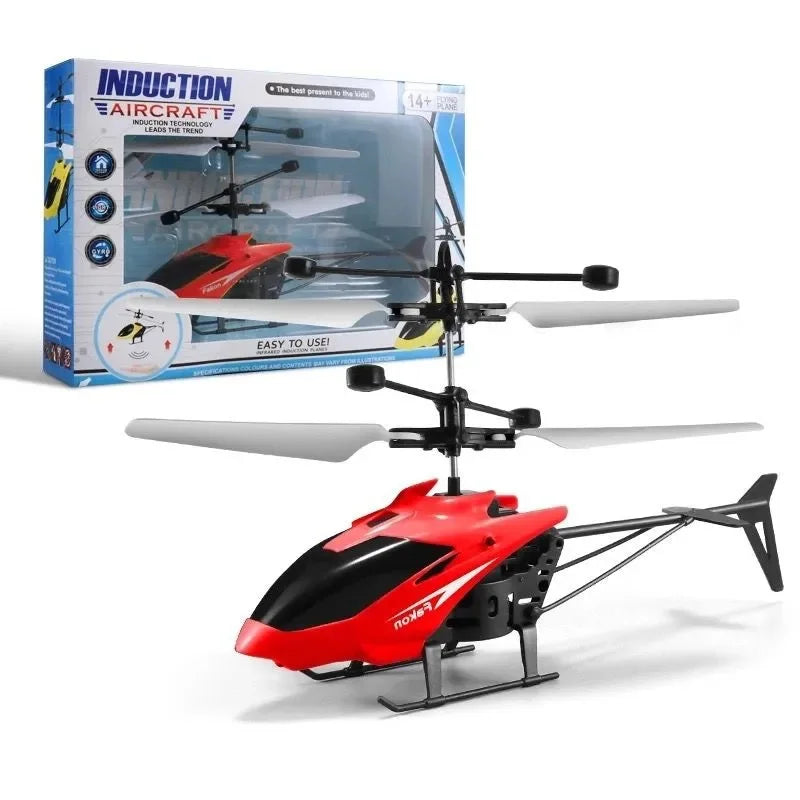 Children's Sensor Helicopter Indoor Gesture Suspension Drone Crash-Resistant Rechargeable Remote Control Drone Boy Toy