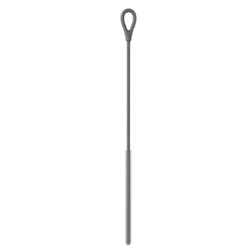 New Reusable Silicone Straw Cleaning Brush Household Long Gap Brush Kitchen Gadgets Drinking Straw Cleaner Brush