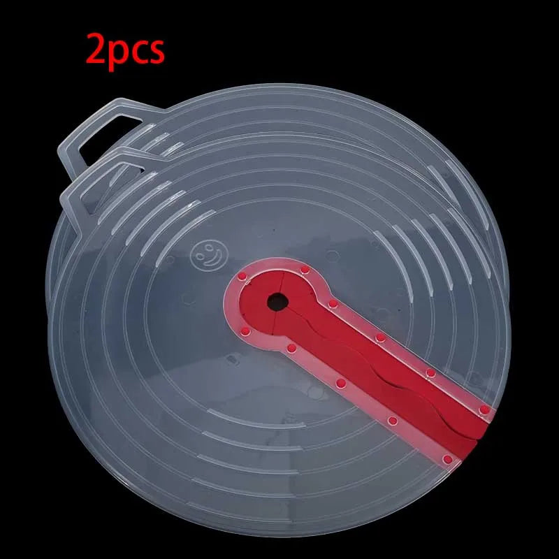 Mixing Bowl Splatter Guard PP Silicone Mixer Splatter Screen Splashproof Cover for Egg Bowl Whisks Cooking Baking Splash Guard