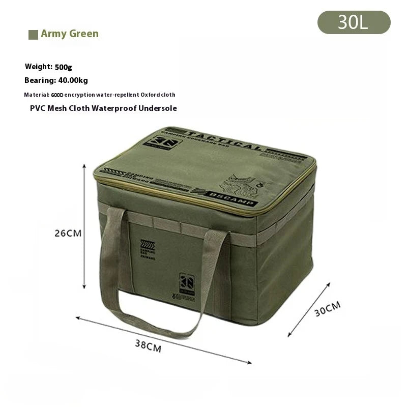 30l/42l/56l Insulated Waterproof Tactical Camping Bag Foldable Outdoor