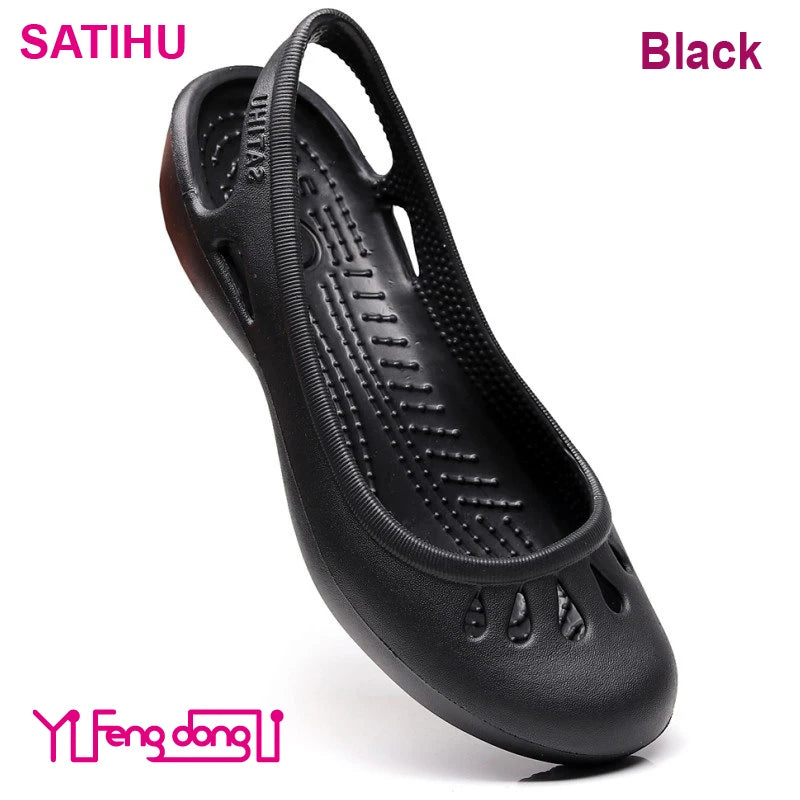 Ultra-light Women's Clogs: Breathable Soft Elastic Waterproof Non-slip Easy To Clean Versatile And Stylish For Commuting Work