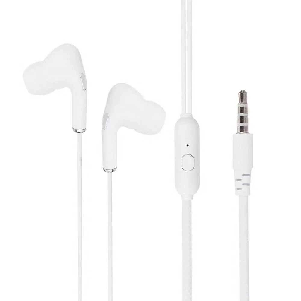 High Definition Wired Earphone 3.5mm In-Ear Control Portable Sport Wired Headset With Mic Wired Headphones For Mobile Phones