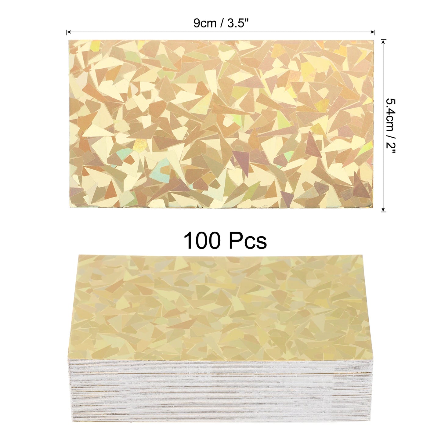 50/100Pcs Business Card Stock Blank Business Cards for Laser Printer Small Message Card Graffiti Scrapbooking DIY Thanks