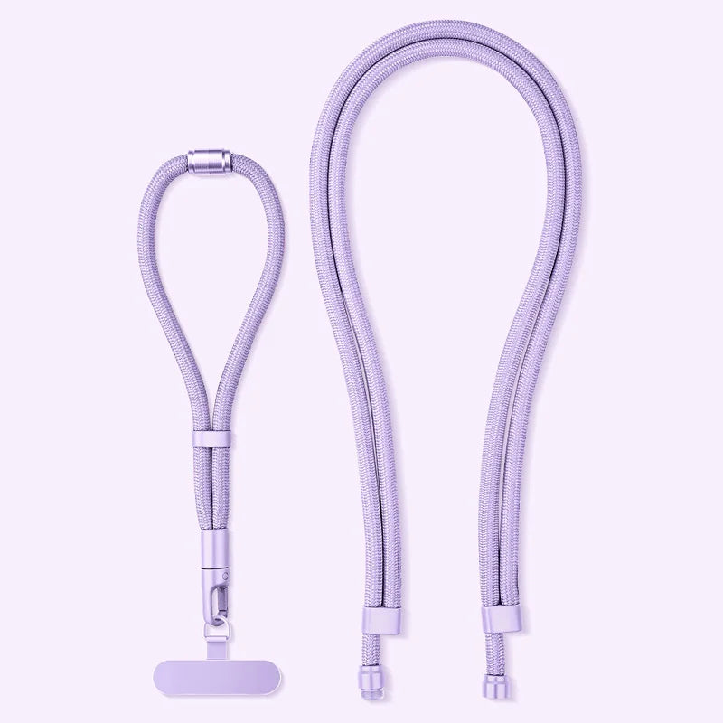 3-in-1 Switchable Mobile Phone Lanyard Adjustable Length Universal Mobile Phone Case Strap