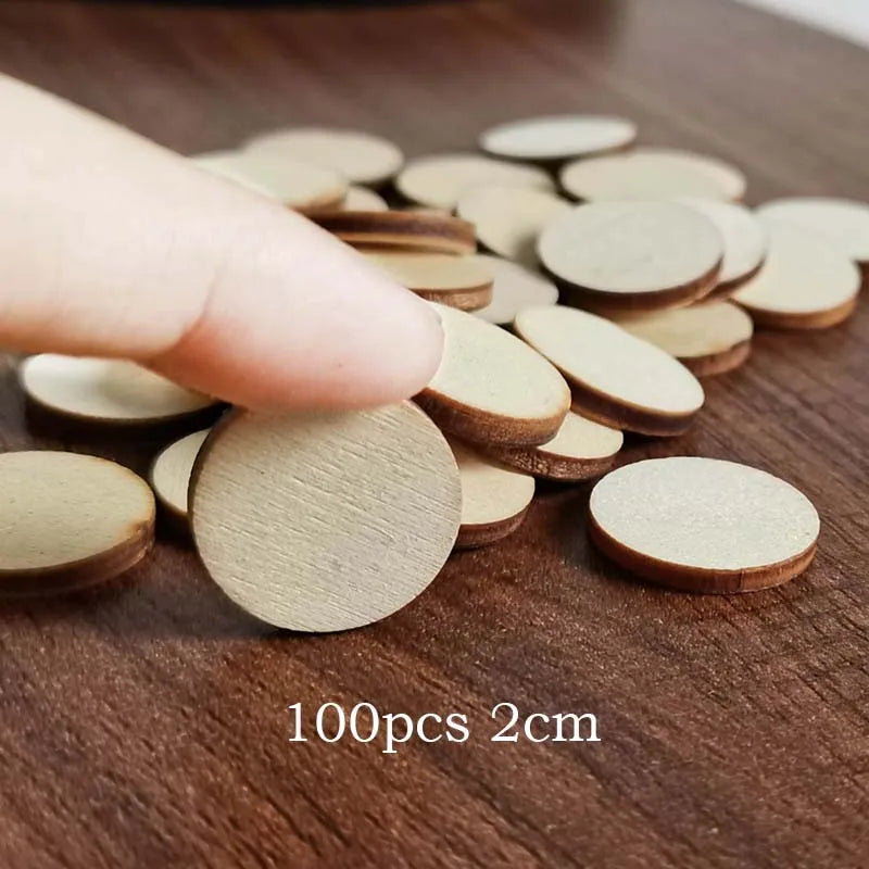 10/20pcs Home Mini Moss World Decoration Micro Garden Miniature Terrarium Potted Wooden Crafts Base DIY Accessories Material