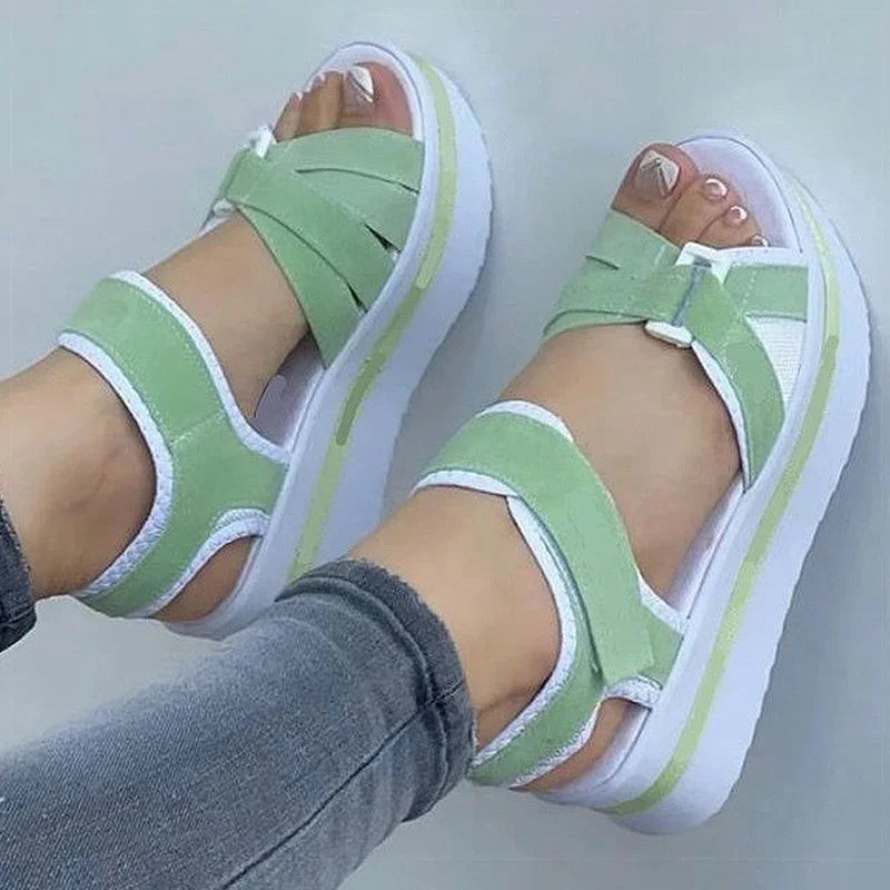 Women's Wedges Platform Sandals Summer 2024 New Woman Fashion Casual Sandals Heeled Shoes Female Footwear Wedges Shoes