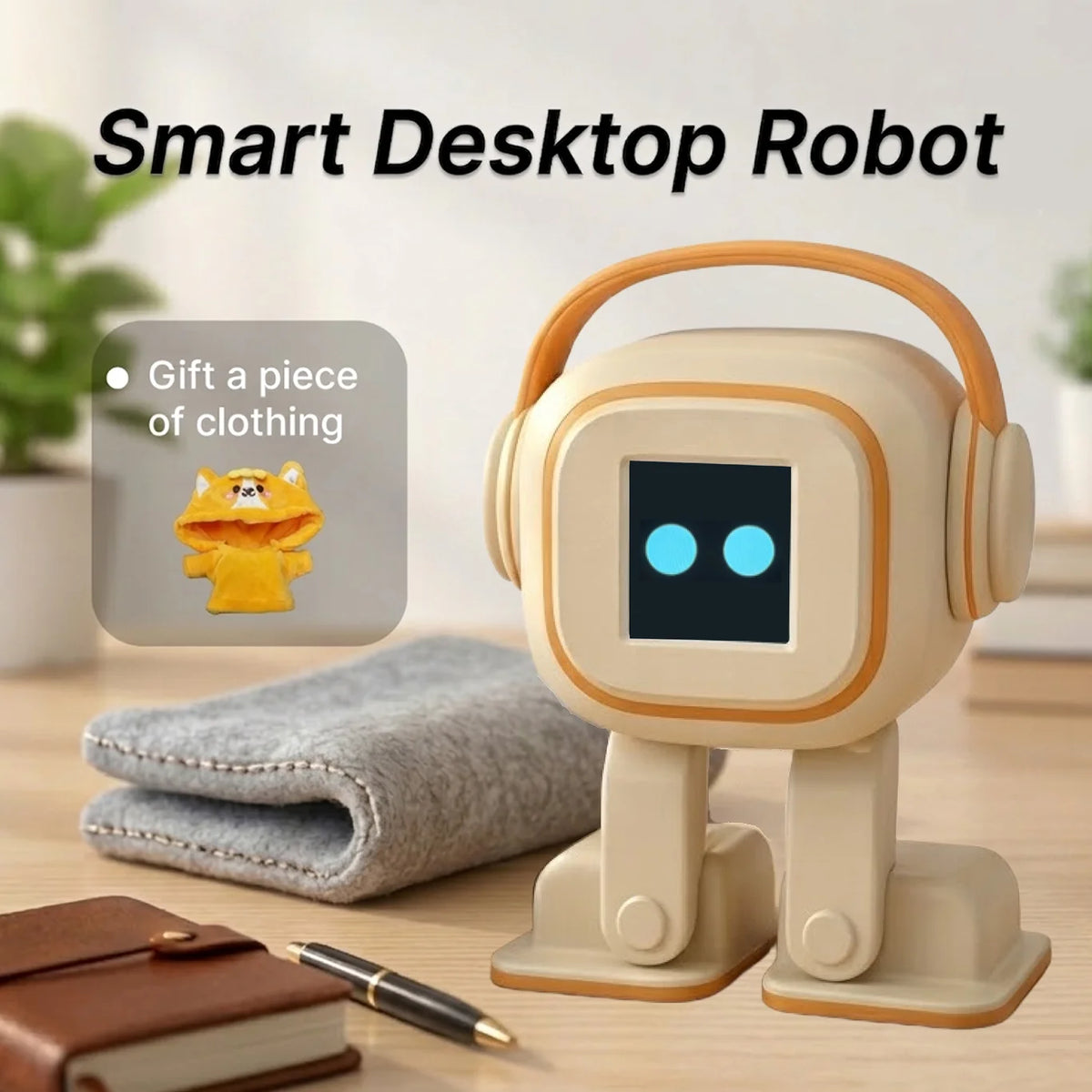 New AI Robot | Smart Chatbot,Voice Interaction, Emotional Companion, Singing & Dancing Desktop Toy Gift