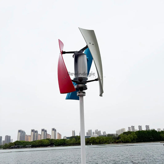 10000W Vertical Wind Turbine Generator With Controller 12V 24V 48V High Efficiency Home Wind Turbine Low Start-up Wind Speed