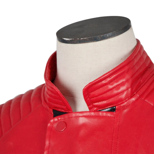 Michael Jackson Thriller Scary Cosplay Costumes movie Red Leather Jacket for Women Man Adults Dress Anime Halloween Christmas