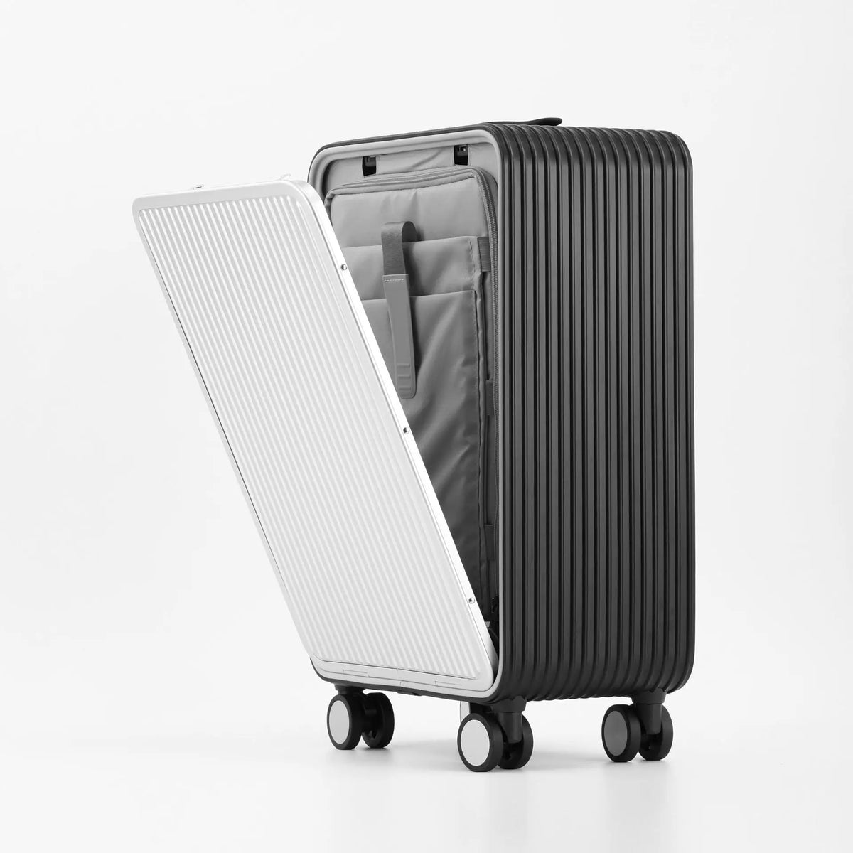 KLQDZMS 17"20"24Inch Metal Aluminum Magnesium Alloy Luggage Universal Wheels Portable Storage Luggage Business Boarding Suitcase