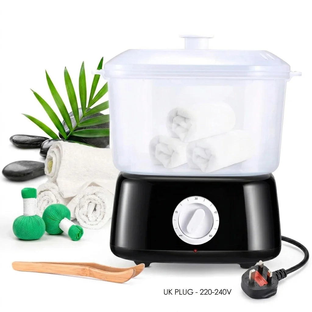 Electric Hot Towel Warmer Steamer Fast Heating Spa Salon Tool 202 F High Temp Heater Disinfection For Hairdresser Home 110V 220V