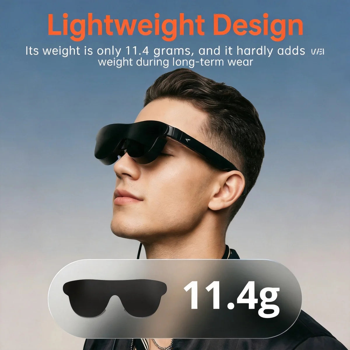 Fonken Lens Hood For RayNeo Air3/Air3s Pro/Air4/Air 4 Pro Glasses Immersive Experience Flip Up Light Shield Cover