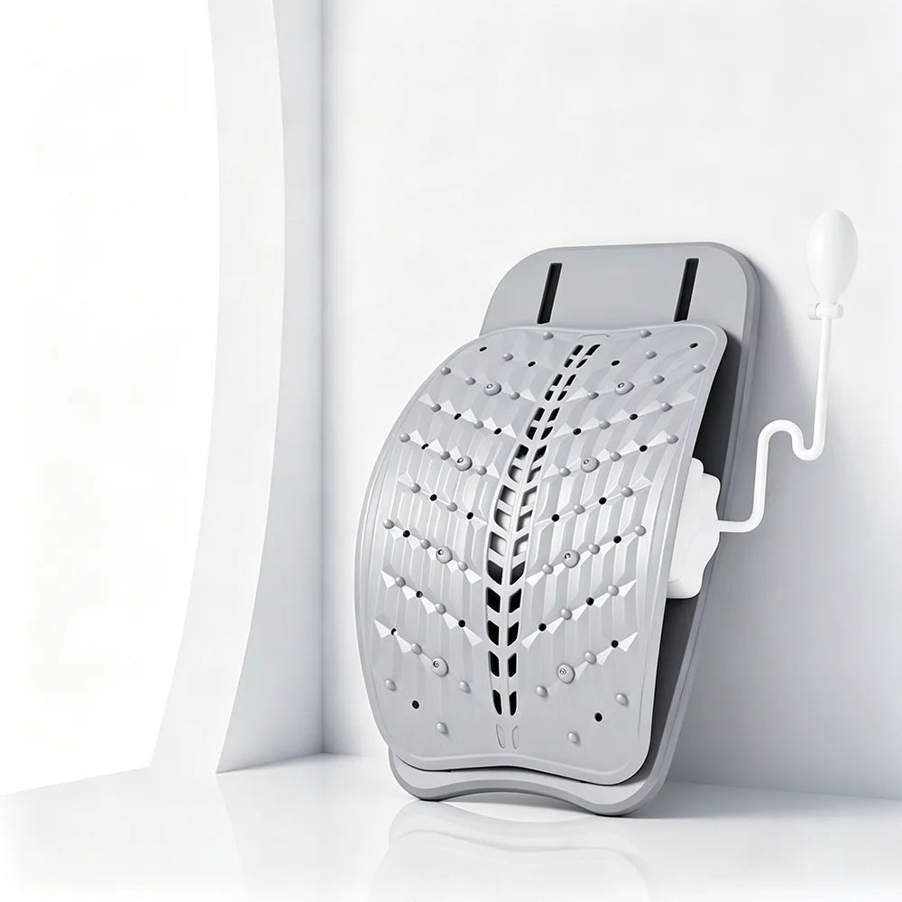 Adjustable Back Massager Airbag Waist Neck Support Massage Lumbar Cervical Muscle Relax Stretcher Posture Massager