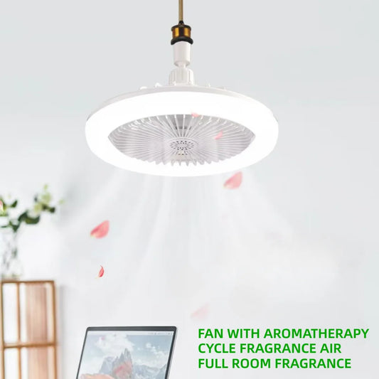Ceiling Fan Light | E27 Base & Remote Control | Bedrooms & Living Rooms