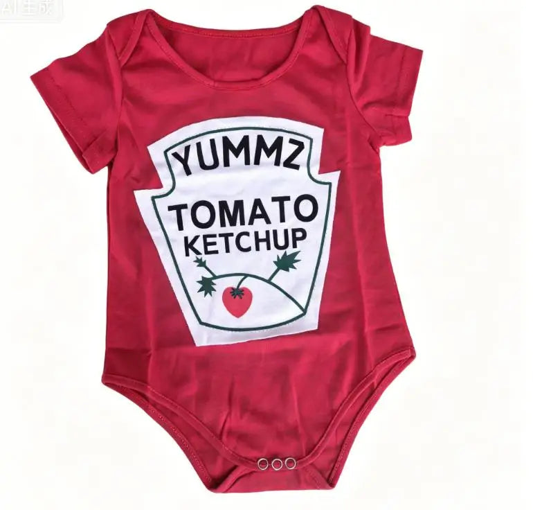 New Summer Baby Boys Girls Clothes Baby Bodysuit Short Sleeved Letter Baby Bodysuits One Pieces Cute Babies Twins Clothes #Y