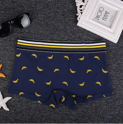 Women's Cotton Print Cartoon Boxer Briefs Boyshort Ladies Breathable Comfortable Elastic Safety Panties Female Underwear Shorts