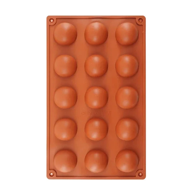 Semi Sphere Caramel Silicone Mold Chocolate Truffles Whiskey Ice Cube Tray Half Sphere Fondant Mould Hard Candy Gummy Jelly Mold