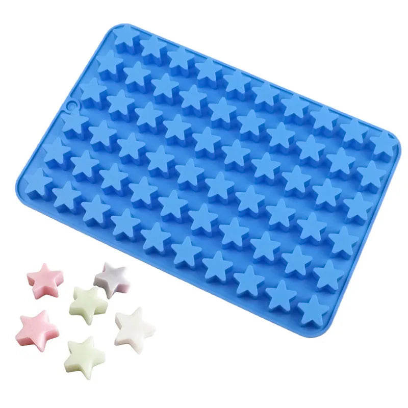 Star Candy Silicone Molds For Gummy Chocolate Keto Snack Ice Cube Tray Caramels Cake Cupcake Topper Dog Pet Treats Wax Melts
