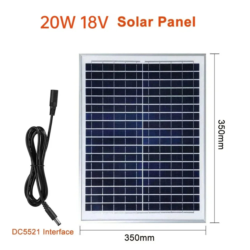 100W 76.8Wh Portable Power Station Solar Generator Outdoor Emergency Mobile 24000mAh LiFePO4 Power Bank For Camping Power LED