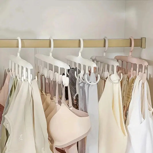 12-Hook Rotating Hanger โ Space-Saving Closet Organizer for Ties, Belts, Underwear, Skirts | Portable Home & Dorm Storage