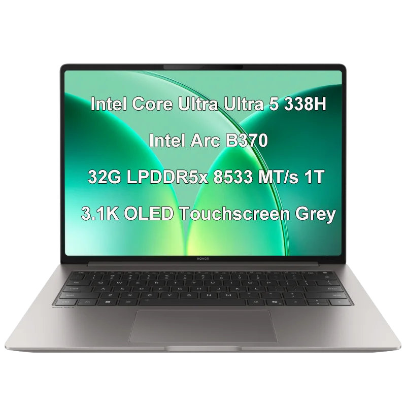 Honor MagicBook Pro 14 2026 Laptop14.6" 3.1K OLED Touchscreen Ultra5/Ultra X7 32GB RAM 1TB SSD 92Wh Long Battery Life PC Laptop