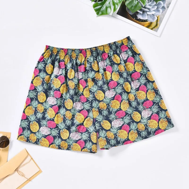 1PC 100% Cotton Men's Underwear Soft Comfortable Men's Underwear Men's Shorts Home Loose Stretch Men's Aloe Pants Boxer Briefs