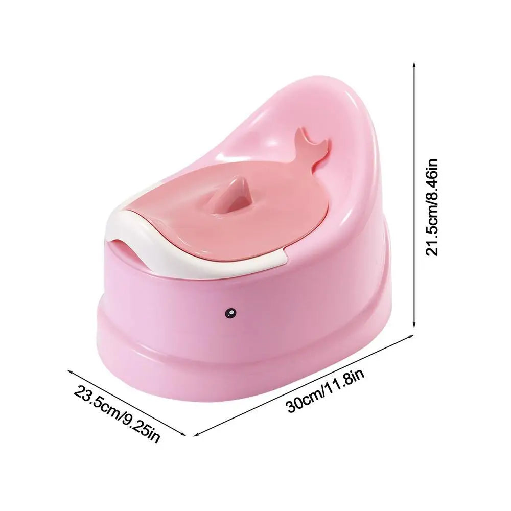 1pc Portable Toddler Potty Baby Toilet Trainer Training Toilet For Travel Stable And Safe Oval Bottom Design Non Slip Potty