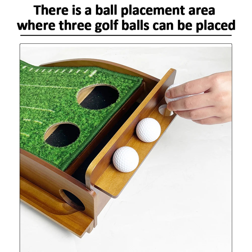 Golf Removable Putter Practice Indoor Office Home Outdoor Garden Portable Mini Professional Training Set Tool Golf Practice Mat