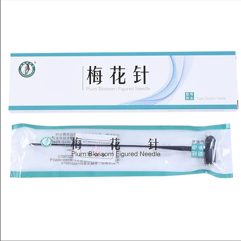 Chineses 7 Star Needle & Plum Blossom Dermal Hammer Seven Star Acupuncture Needle Set Replaceable Needle Heads
