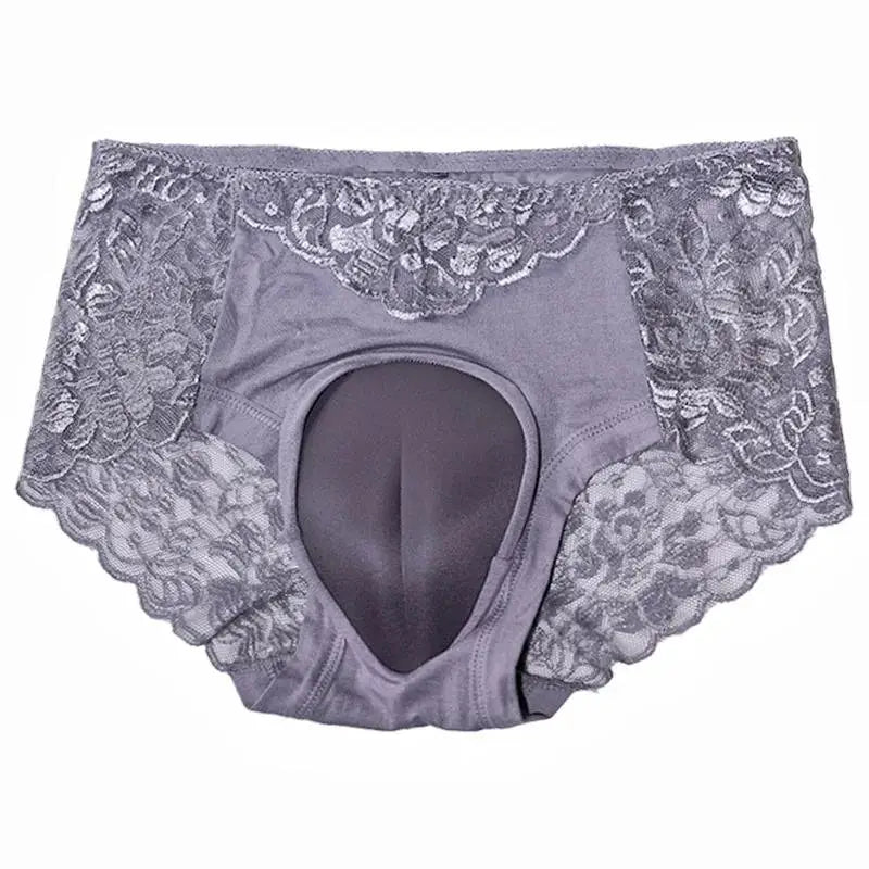 Panties For Men Camel Toe Underwear Hiding Gaff Briefs Sissy Lingerie Feminization Crossdressing Ultra-Thin Lace Underpants
