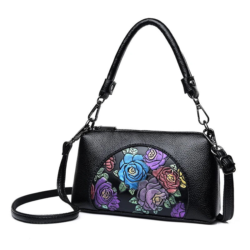 Women's Luxury Leather Top-Handle Bags Brand Design Printing Shoulder Crossbody Bags High Quality Handbags and Purses Sac a Main
