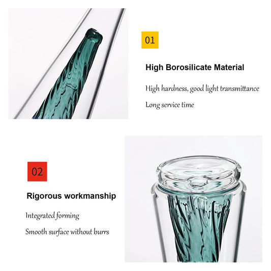 Colored Crystal Vase Home Glass Decorations Mini Glass Vase Desk Ornament For Flowers