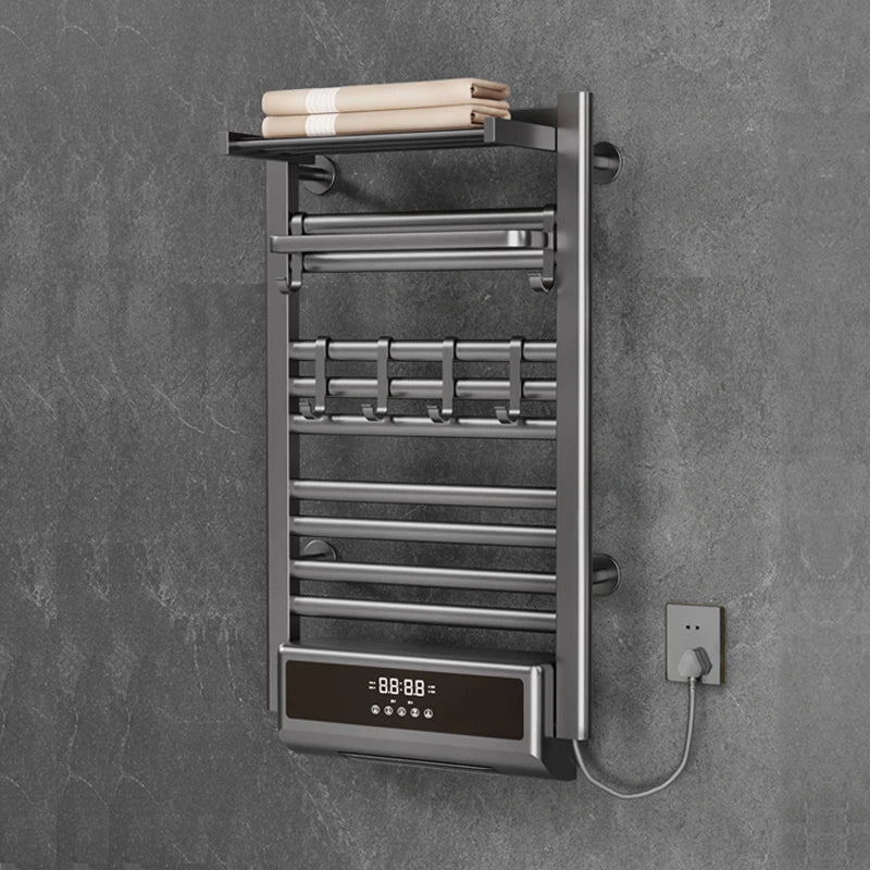 2-in-1 Towel Bath Towel Heater with Timer, Bathroom Radiator, Electric Towel Warmer