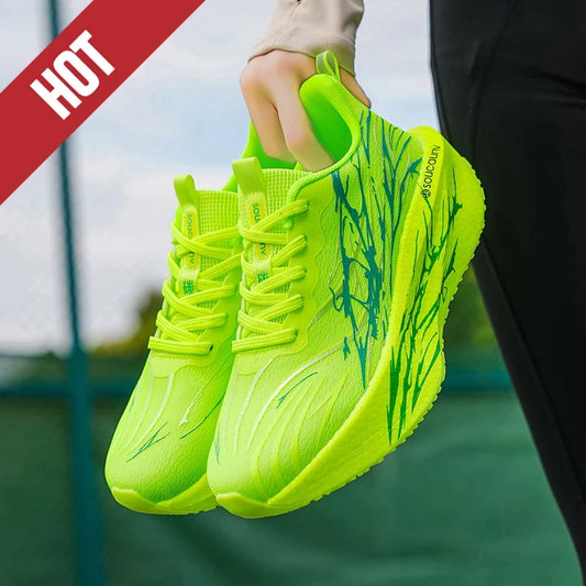 Running Shoes Carbon Board Speciality Marathon Men Sports Breathable Lightweight Women's Comfortable Athletic Nonskid Sneakers