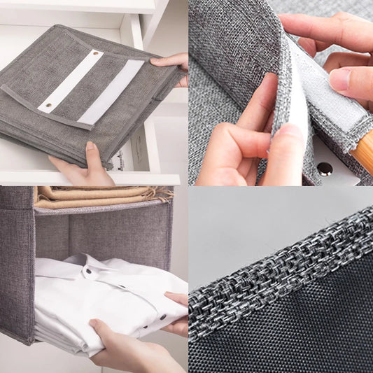 Wardrobe Hanging Storage Bag Interlayer Drawer Type Clothes Organizer Collapsible Storage Shelves Closet Organizer