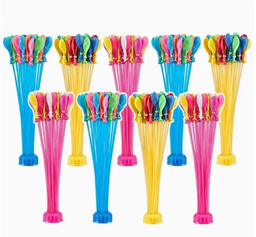 111Pcs Summer Water Bombs: Fast Fill Water Balloons for Pool Party, Outdoor Team Game, Beach Splash Toy, Festival Decor
