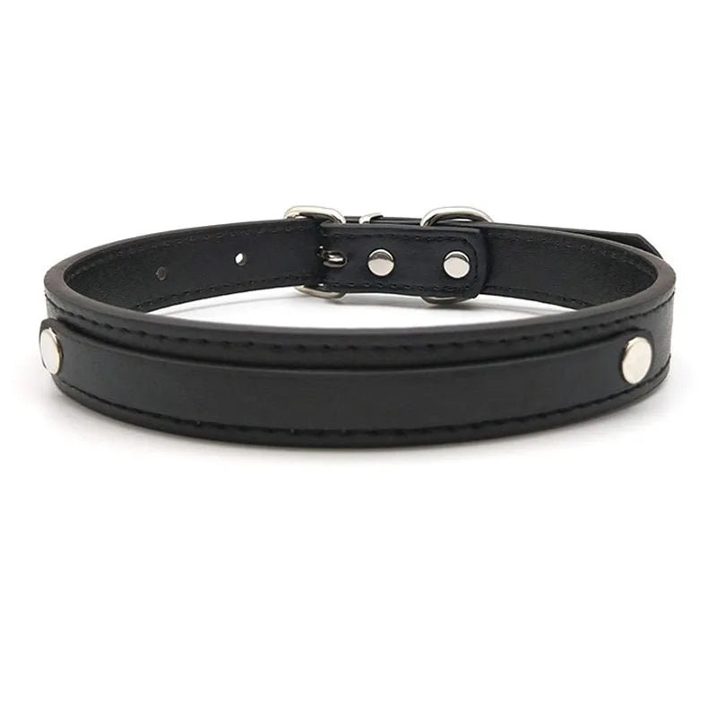 Sexy PU Leather Custom Name Letters Choker Collar Necklaces Men Women Personalized Cosplay Customized Chocker Jewelry