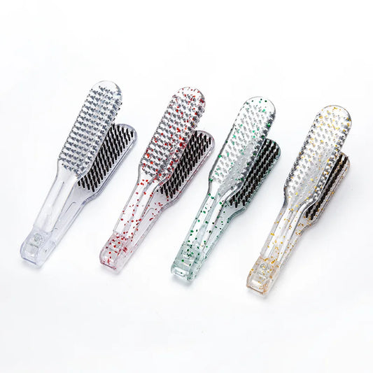 Salon Straightener, Anti-Static Double-Sided Brush and Comb, Suitable for Thick and Rough Hair, Suitable for Straight Hair