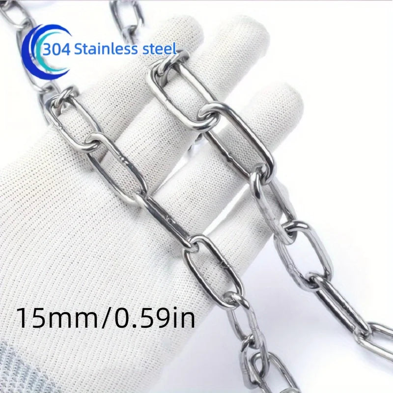 Chain, Hanging Chain, Lifting Chain, Clothes Drying Chain, Guardrail Anti-theft Chain, Stainless Steel Dog Chain