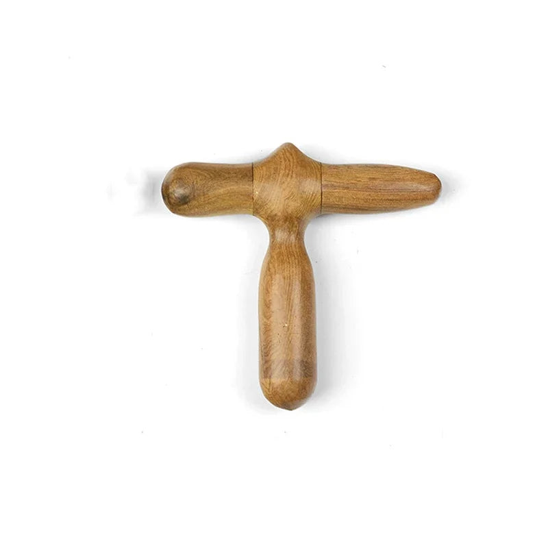 Acupuncture Stick Wooden Massage Stick Set Acupoint Massage Acupoint Foot Massage Tool Neck Chin Thin Face Massage Tool