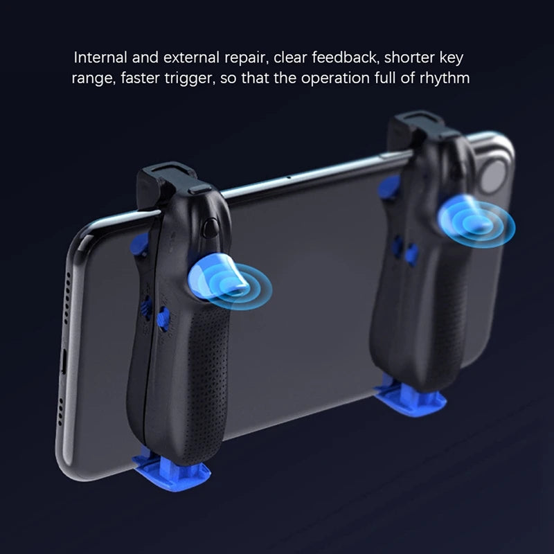2X Mobile Game Controller Four Finger Gamepad For Pubg Trigger Game For Iphone/ Android Gamepad