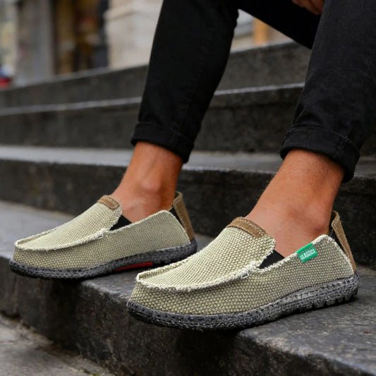 Men’s Loafers Slip-Resistant Casual Footwear Designed for Urban Lifestyle Lace-Free Design for Comfortable Barefoot Wear