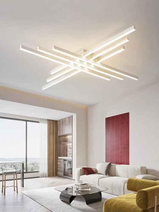 Ceiling light simple modern bedroom atmosphere duplex villa hall Nordic lamps minimalist living room lamp room ceiling lights