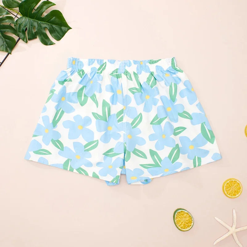 CINVIK Women Underwear Aro Pants Cotton Safety Short Pants Cute Bottoms Boxers for Women Pajama Pant Panties Lady Pajama Shorts