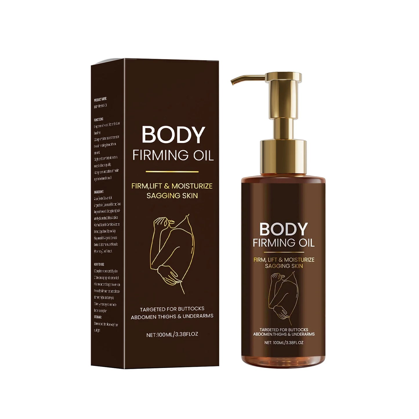 Body Oil Tightening Body Lightening Improve Dry Brightening Nourishing Lifting Firming Smooth Anti Cellulite Massage Skin Care