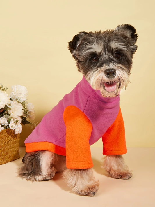Dog Turtleneck Sweater | Soft Stretch Coat for Small Breeds | Autumn & Winter Yorkie & Poodle Sweatshirt