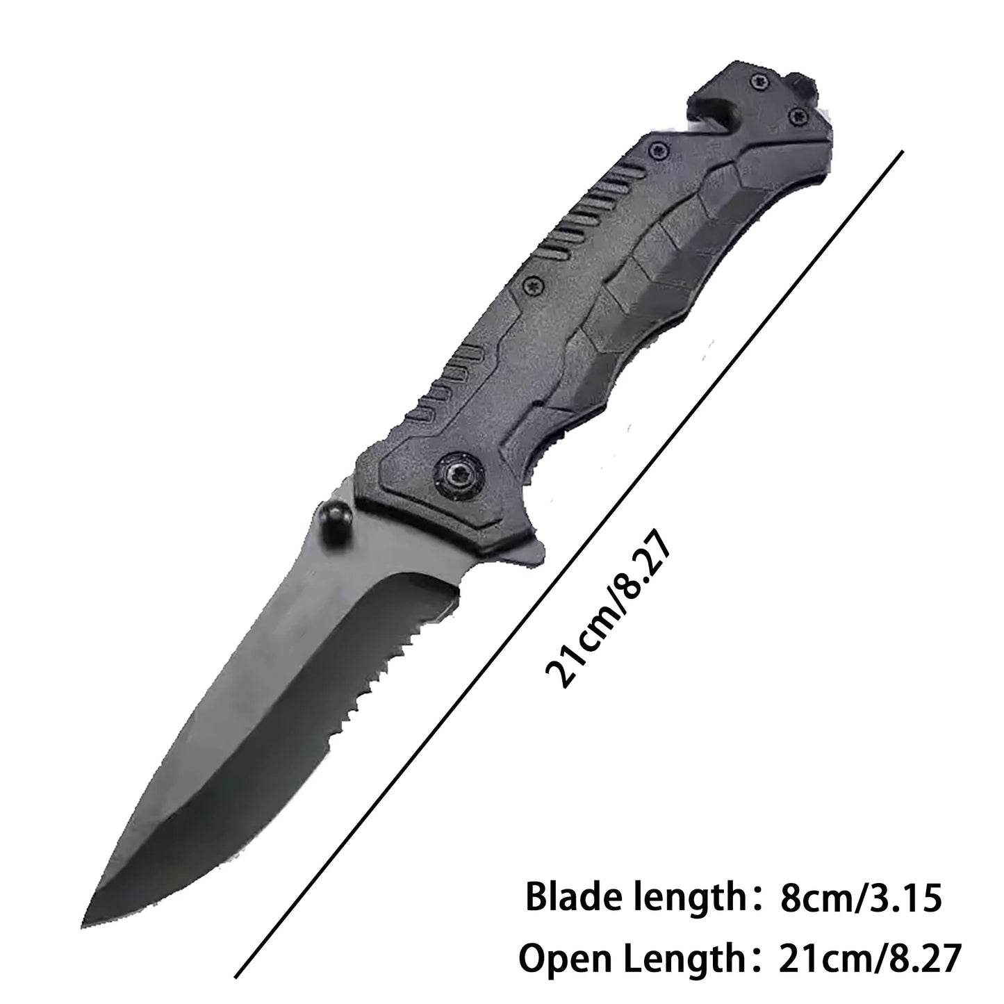 Multi functional outdoor camping knife, portable folding knife, sharp knife, suitable for outdoor camping Kitchen Fruit Knife Gi