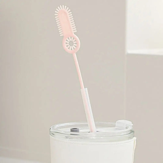 2Pcs Reusable Straw Cleaning Brush Long Household Drinking Straw Cleaner Brush Cleaning Tool Bottle Cleaning Brush