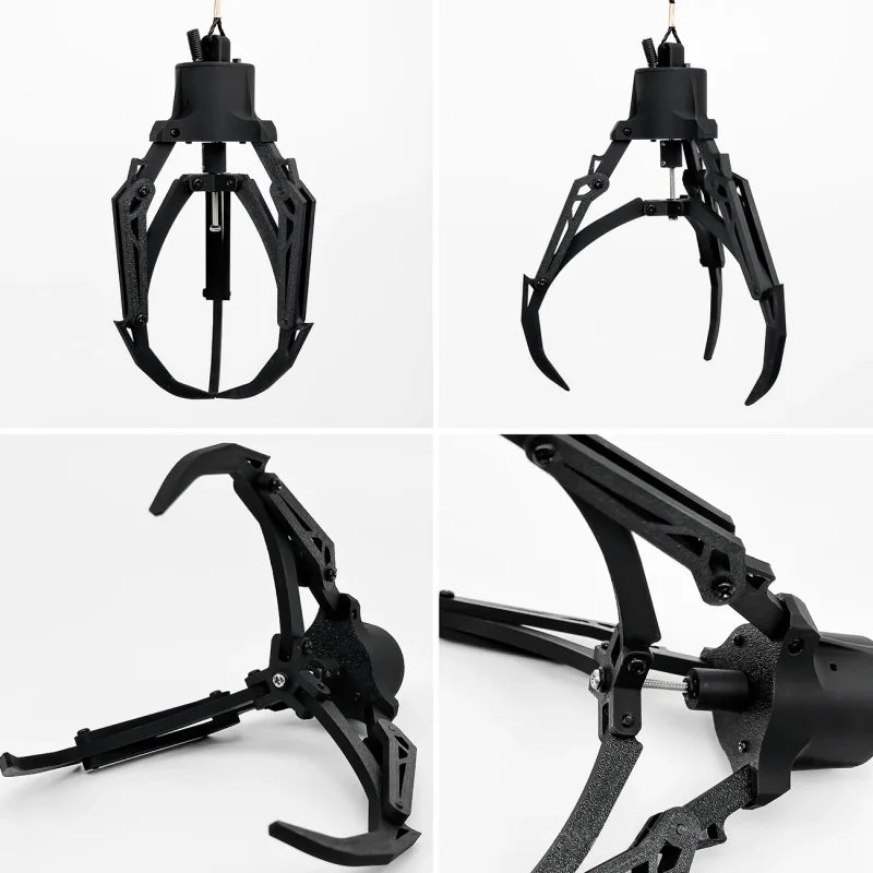 Drone Mechanical Claw Hook Grabber Air Release Payload Dropper Remote Control Intelligent Pick Up Drop Device Fishing Rescue Kit